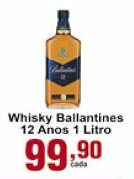 Rossi Supermercado Whisky Ballantines 12 Anos, 1L oferta