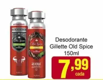 Rossi Supermercado Desodorante Gillette Old Spice 150ml oferta