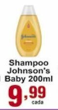 Rossi Supermercado Shampoo Johnson's Baby 200ml oferta