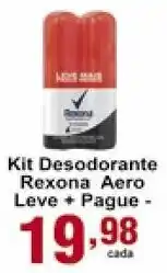 Rossi Supermercado Kit Desodorante Rexona Aero Leve+ Pague- oferta