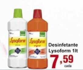 Rossi Supermercado Desinfetante Lysoform 1L oferta