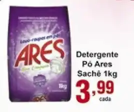 Rossi Supermercado Detergente Po Ares Sache 1kg oferta