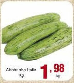 Rossi Supermercado Abobrinha Italiana 1kg oferta