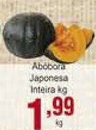 Rossi Supermercado Abobora Japonesa Inteira 1kg oferta
