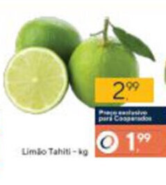 Coop Limao Tahiti 1kg oferta