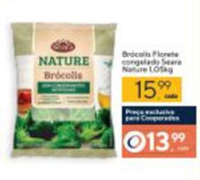 Coop Brocolis Florente congealado Seara Natura 1.05kg oferta