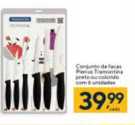 Coop Conjunto de Facas Plenus Tramontina oferta