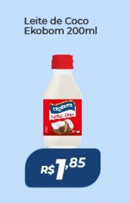 Leite de Coco Ekobom 200ml