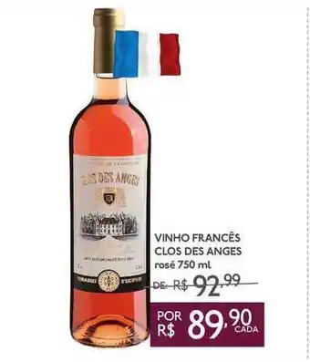 GBarbosa Vinho Francês Clos Des Anges 750ml oferta