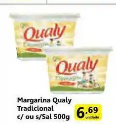 Comercial Esperança Margarina Qualy Tradicional c/ Ou s/ Sal 500g oferta