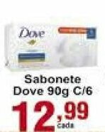 Rossi Supermercado Sabonete Dove 90g c/6 oferta