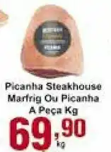Rossi Supermercado Picanha Steakhouse Marfrig ou Picanha a peca 1kg oferta