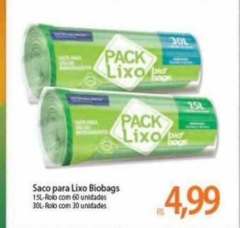 Atacadão Saco Para Lixo Biobags oferta