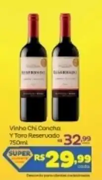 Super Lagoa Vinho Chi Concha Y Toro Reservado 750ml oferta