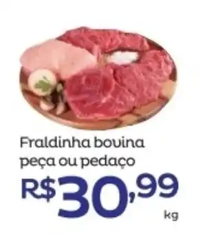 Super Lagoa Fraldinha bovina peca ou pedaco 1kg oferta