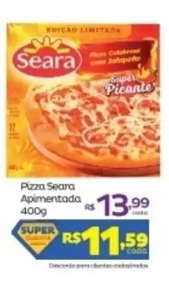 Super Lagoa Pizza Seara Aprimentada 400g oferta