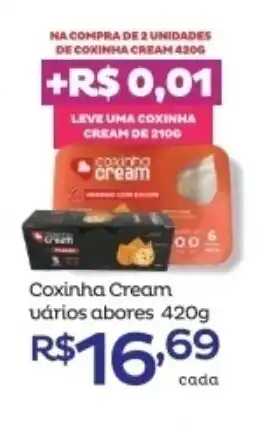 Super Lagoa Coxinha Cream varios sabores 420g oferta