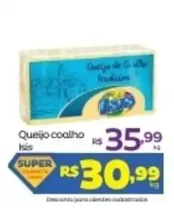 Super Lagoa Queijo coalho Isis 1kg oferta