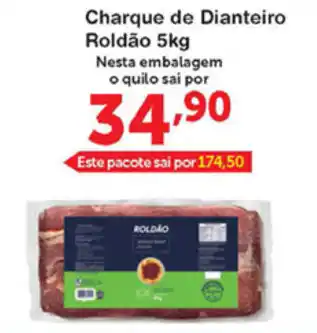 Roldão Charque de Dianterio Roldao 5kg oferta