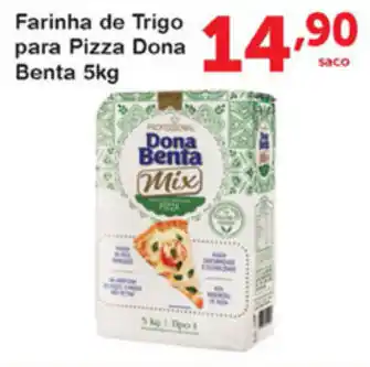 Roldão Farinha de Trigo para Pizza Dona Benta 5kg oferta