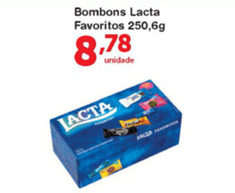 Roldão Bombons Lacta Favoritos 250.6g oferta