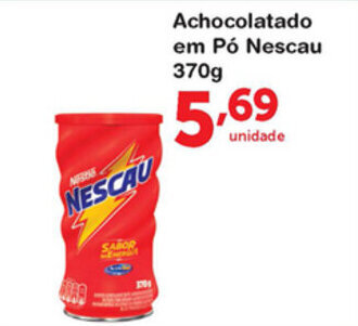 Achocolatado em po Nescau 370g