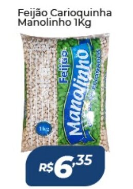 Atakarejo Feijao Carioquinha manolinho 1kg oferta
