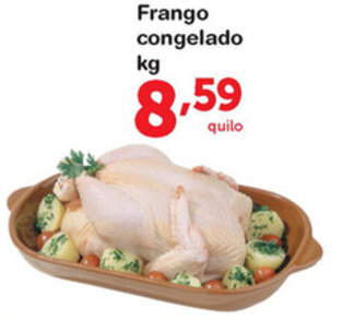 Roldão Frango Congelado 1kg oferta