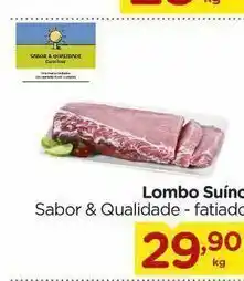 Carrefour Lombo suíno sabor & qualidade - fatiado oferta
