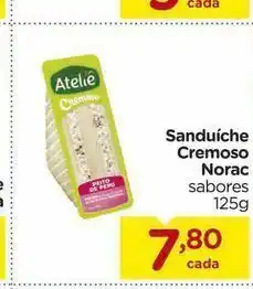 Carrefour Sanduíche cremoso norac sabores 125g oferta