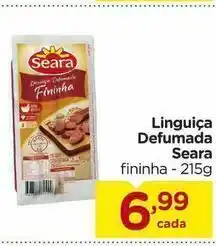 Carrefour Linguiça defumada seara fininha - 215g oferta