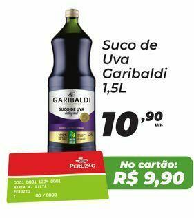 Peruzzo Suco de uva garibaldi 1,5l oferta
