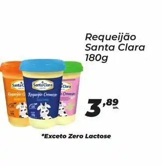 Peruzzo Requeijão santa clara 180g oferta