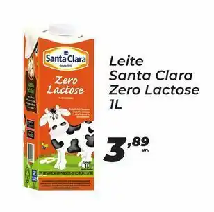 Peruzzo Leite santa clara zero lactose 1l oferta
