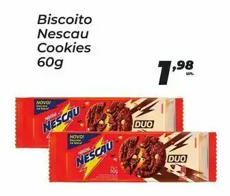 Peruzzo Biscoito nescau cookies 60g oferta