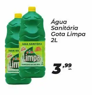 Peruzzo Água sanitária gota limpa 2l oferta