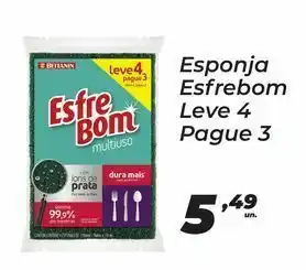 Peruzzo Esponja esfrebom leve 4 pague 3 oferta