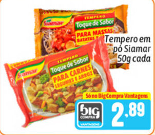 Tempero em Po Siamar 50g cada