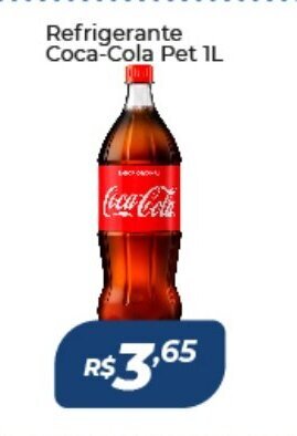 Atakarejo Refrigerante Coca Cola Pet 1L oferta
