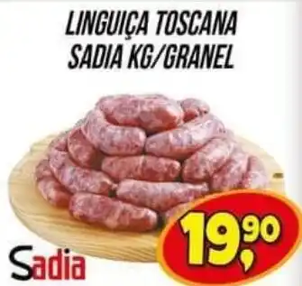 LINGUIÇA TOSCANA SADIA KG/GRANEL