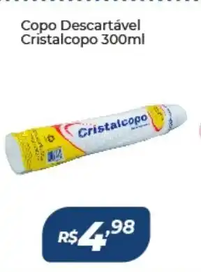 Atakarejo Copo Descartavel Cristalcopo 300ml oferta