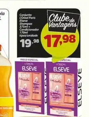 Conjunto L'oreal Paris Elseve Shampoo + Condicionador