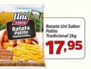 Confiança Supermercados Batata Uni Sabor Palito Tradicional 2kg oferta
