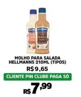 Molho Para Salada Hellmanns 210ml