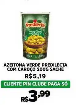 Pinheiro Supermercado Azeitona Verde Predilecta Com Caroço 200g oferta