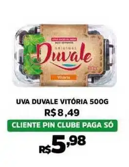 Pinheiro Supermercado Uva Duvale Vitória 500g oferta