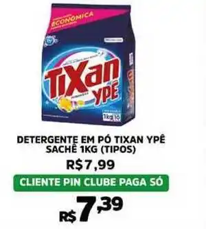 Detergente Em Pó Tixan Ypê 1kg