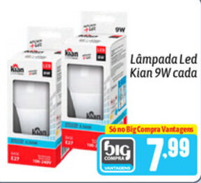 Lampada Led Kian 9W cada