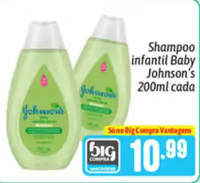 Supermercados Big Compra Shampoo Infantil Baby Johsnon's 200ml cada oferta