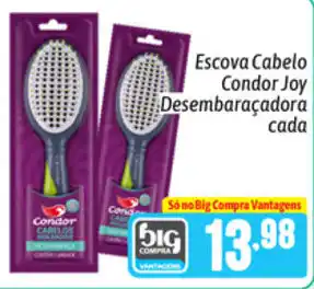Escova Cabelo Condor Joy Desembaracadora cada